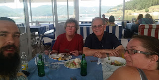 Lunch at the lake (I was really REALLY hungry!)