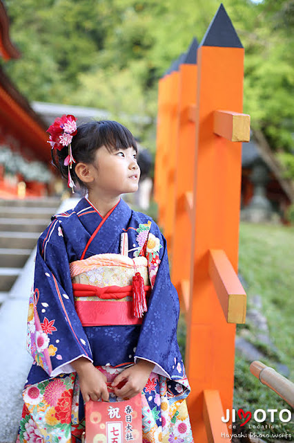 春日大社で七五三の出張撮影