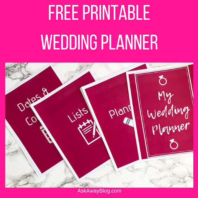 FREE PRINTABLE Wedding Planner