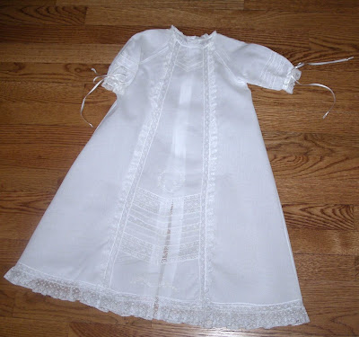 Baby Baptism Gowns on Fashioned Baby Sewing Room  White Wednesday  Raglan Christening Gowns