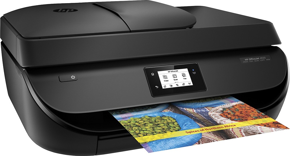 HP OfficeJet 4650 Wireless All-in-One Printer.