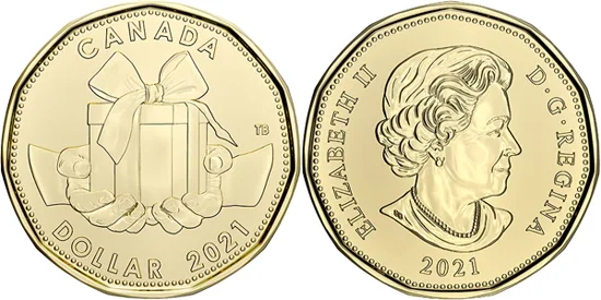 Canada 1 dollar 2021 - Birthday