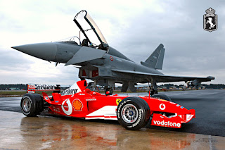 FROM THE PAST: EUROFIGHTER TYPHOON VS FERRARI