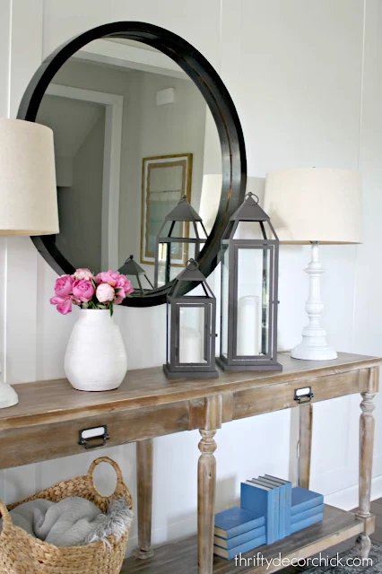 Decorating entry table ideas