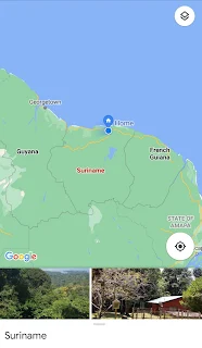 " Suriname's location"