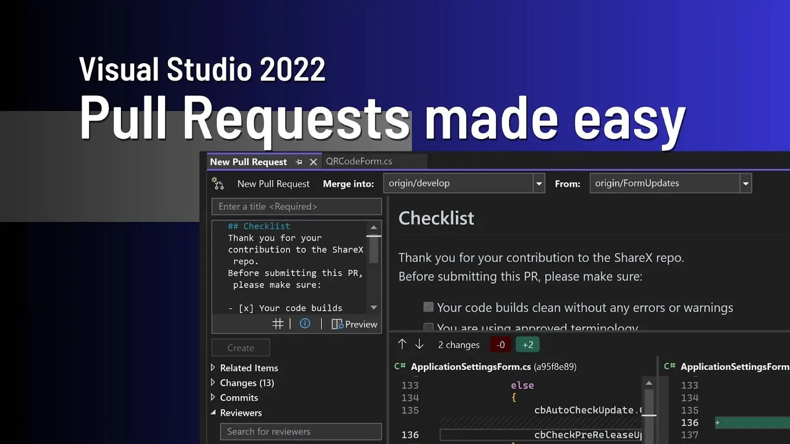 A Deep Dive into Visual Studio 2022's New Pull Request Feature