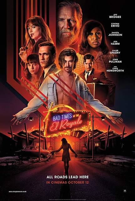 Bad Times at the El Royale 2018 movie poster Jeff Bridges Chris Hemsworth Dakota Johnson