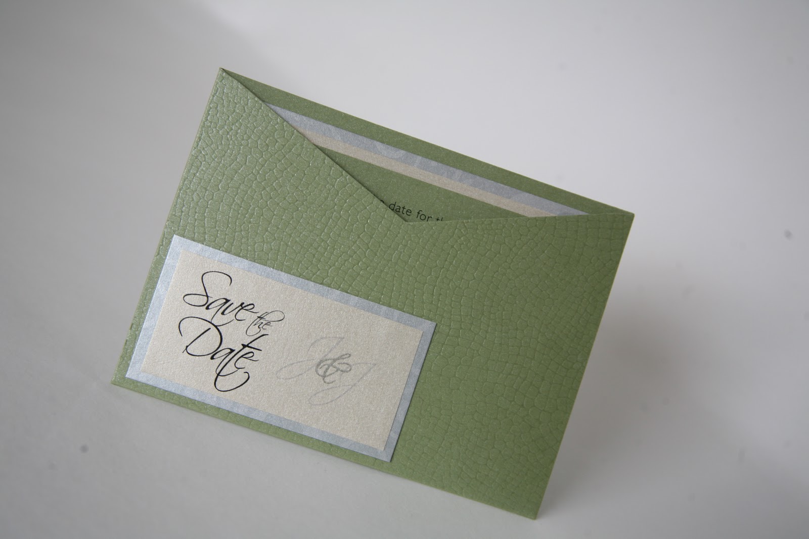 folded wedding invitations