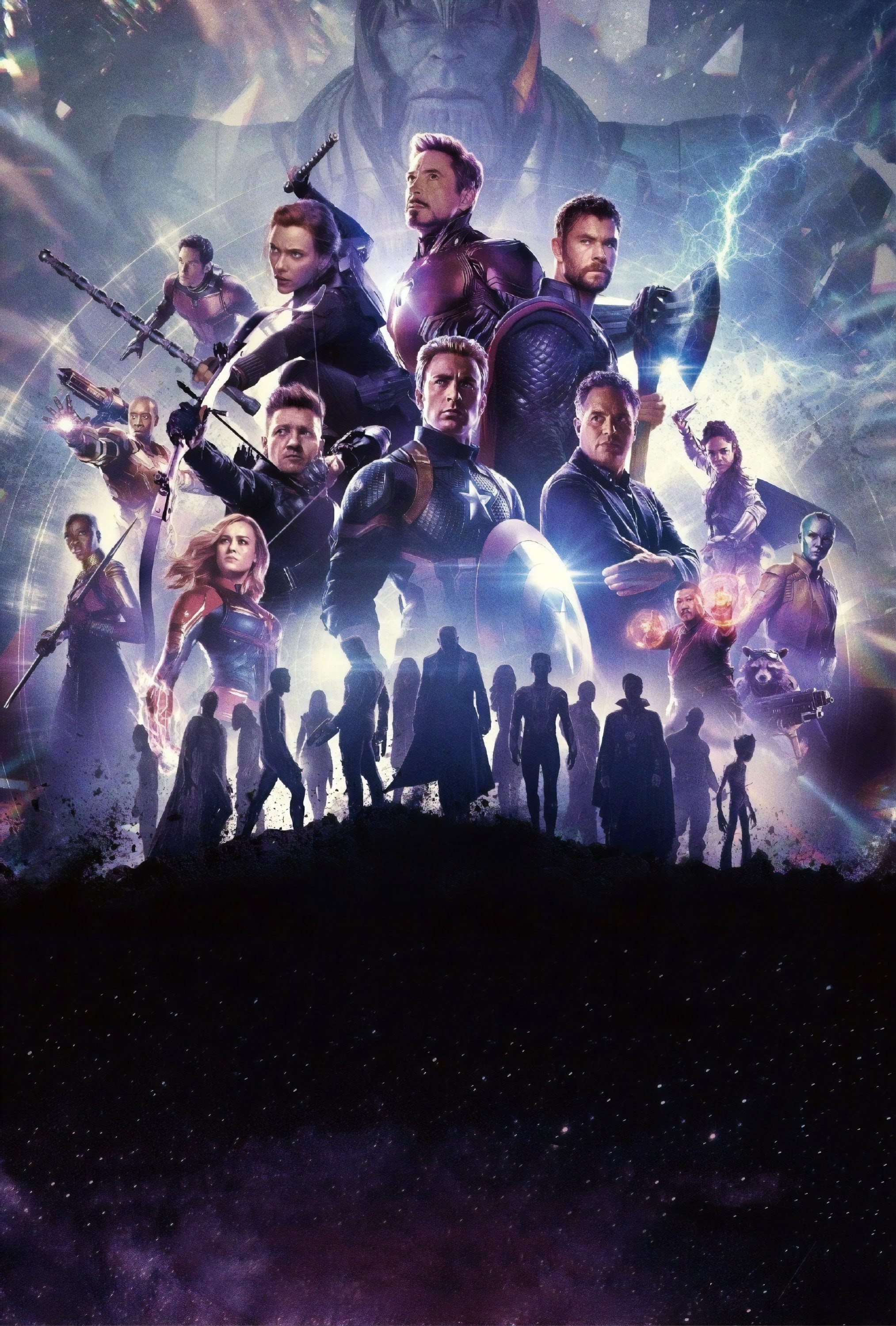 Avengers Endgame Textless Poster マーベルのヒーロー大集合映画のクライマックス アベンジャーズ エンドゲーム の海外版ポスターに 映画のタイトルや出演者の名前の文字を配置する前の素のオリジナル アートの原画ポスター Cia Movie News