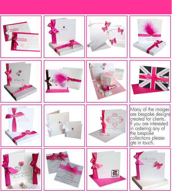 Pink Wedding Stationery