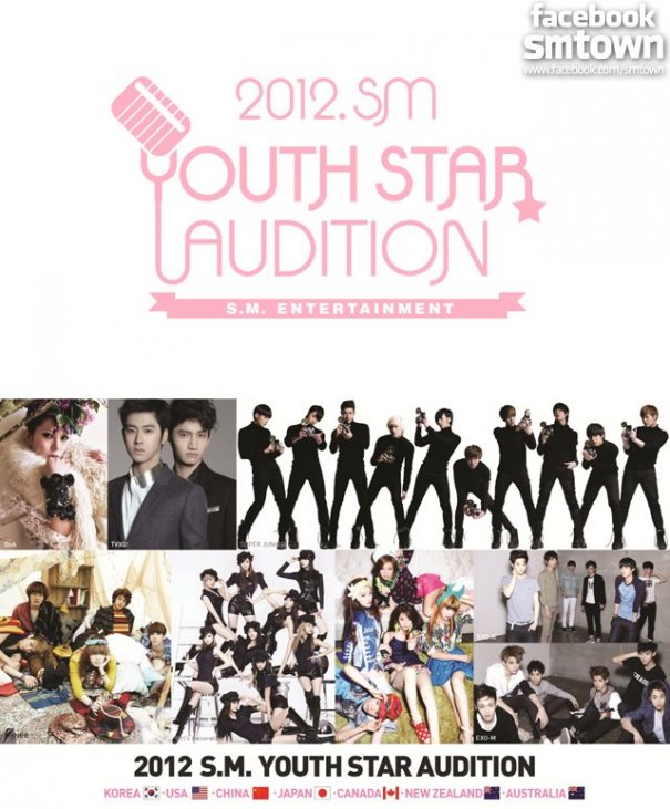 SM Entertainment to Hold Youth Star Audition in 7 Countries » KPOP News