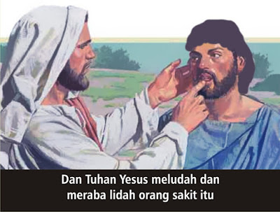 Komik Alkitab Anak: Tuhan Yesus Menyembuhkan Orang Tuli