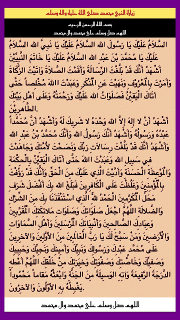 زيارة النبي محمد