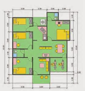 Tata cara membuat denah rumah  ukuran  7x12  Rumah  Minimalis 