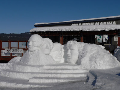 Rushmore in Snow