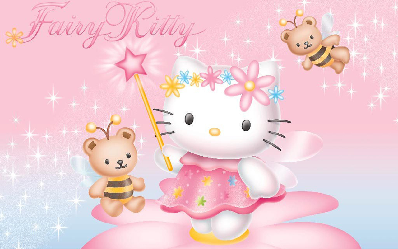 wallpaper hello kitty