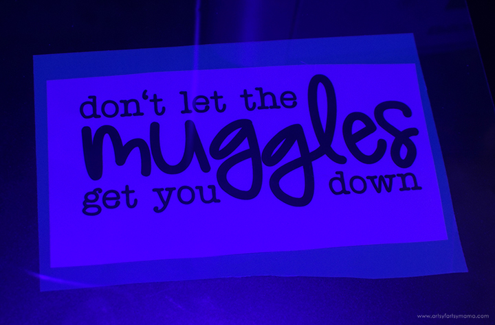 Ikonart Stenciled Harry Potter Muggle Quote Sign