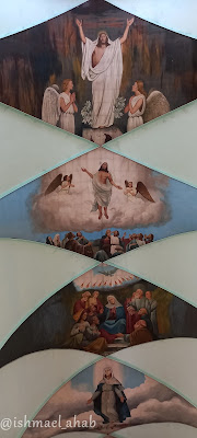 Painting of the Glorious Mysteries on the ceiling of Binondo Church