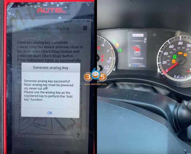 برنامه Autel KM100 2021 Highlander همه کلیدها از طریق OBD 7 گم شدند
