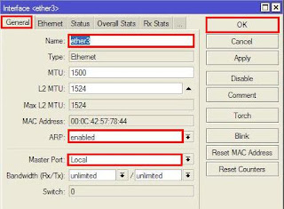 Setting Switch Routerboard Mikrotik RB750