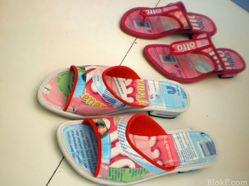 membuat sandal dari kulit detergen bli blogen