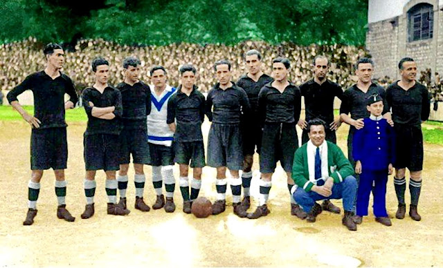 📸REAL UNIÓN CLUB DE IRÚN 📆4 mayo 1924 ➡️Eguiazábal, Gamborena, Berges, Emery II, Matías, Echeveste, Anatol, Errazquin, Vázquez, Azurza y Petit. REAL UNIÓN CLUB DE IRÚN 1 🆚 REAL MADRID F. C. 0 Domingo 04/05/1924. 22º Campeonato de España Copa del Rey, final. San Sebastián, Guipúzcoa, Campo de Atocha. GOLES: ⚽1-0: 58’, Echeveste