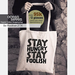 OceanSeven_Shopping Bag_Tas Belanja__Inspirational Quotes_Be Positive 2 TX