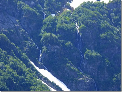 Waterfalls near Exit Glacier, near Seward Alaska