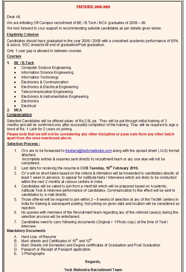 latest resume format for freshers. XLS) format shown below