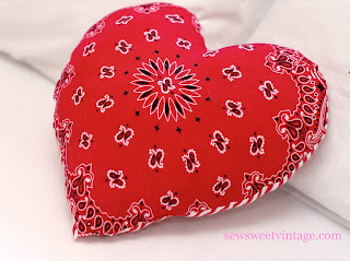 DIY heart pillow