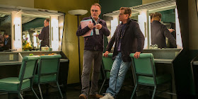 Danny Boyle y Aaron Sorkin en el set de Steve Jobs (2016)