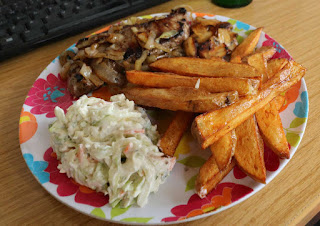 Steak and chips