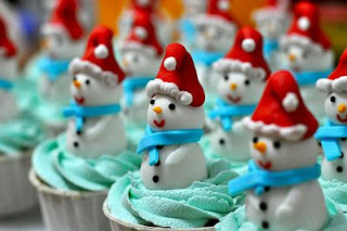 Cupcakes o Magdalenas de Navidad, parte 2