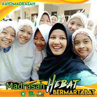 Satu lagi bingkai foto profil facebook yang sanggup digunakan oleh warga madrasah Bingkai Foto Profil FB Madrasah Hebat Bermartabat