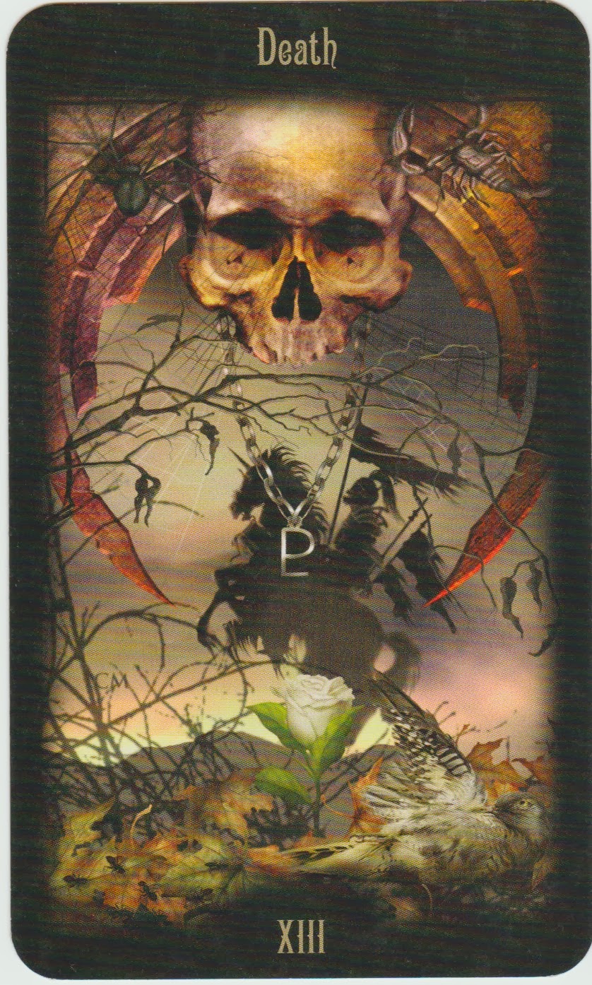 Lady Oracle Tarot: #13, Death or Transformation - "The End of the Beginning"