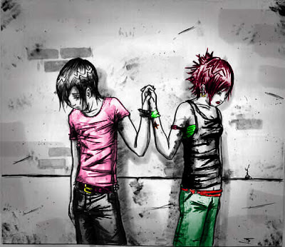 Cute Anime Emo Pictures. anime emo love wallpaper. cute