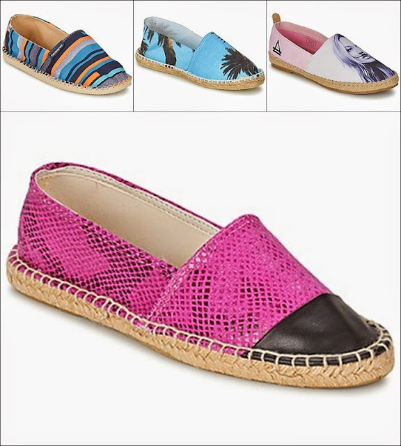 Alpergatas, Espadilhas Arte of sole e Moschino, 1789 Cala, BT London, Replay, Havaianas, Espakate