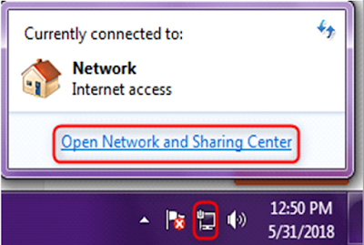 Network Sharing Center