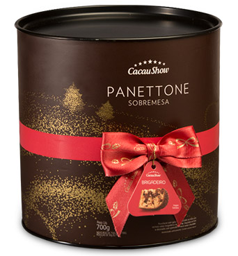 Cacau Show Natal 2016 panettone sobremesa natalina