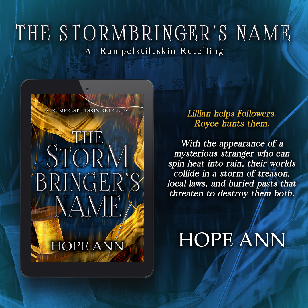 COVER REVEAL: THE STORMBRINGER'S NAME  by Hope Ann!