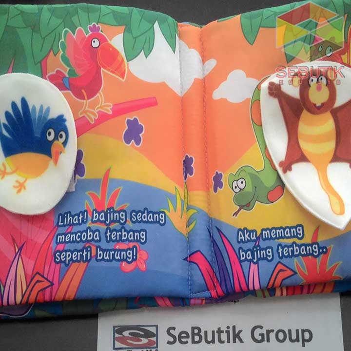 Buku Bantal Bermain Bersama Hewan di Pohon SEBUTIK EDUTOYS