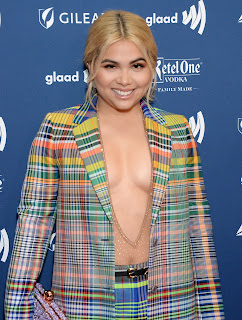 Hayley Kiyoko at 2019 Glaad Media Awards in Beverly Hills