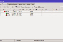 Tutorial Shared Bandwidth Management Mikrotik Memakai Simple Queue