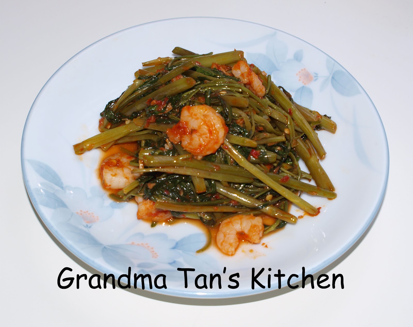 Grandma Tans Kitchen Kangkung Sambal Belacan WaterSpinach