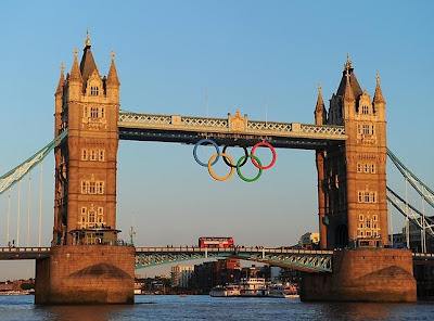 Summer London Olympics 2012 at Tower Bridge