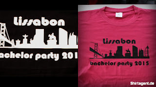 Lissabon JGA Shirt zum Junggesellenabschied 