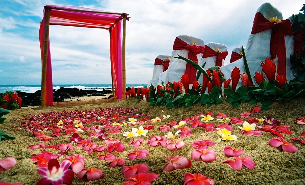 A beach wedding its name is one of the most relaxed affairs 