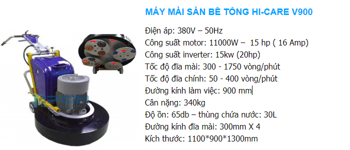 máy mài sàn bê tông hicare