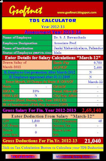 Income  Software Free Download 2013 on Salaried Employee   Calculate Income Tax For Asstt  Year 2013 14 And