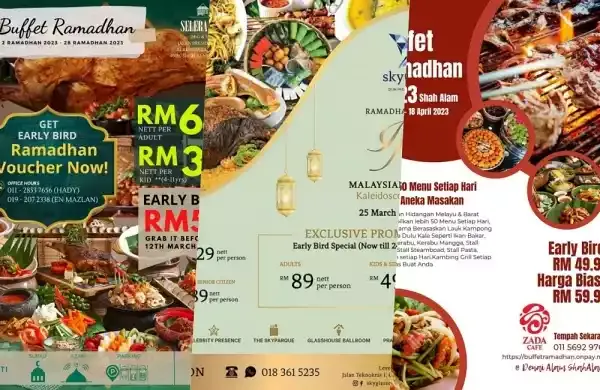 Harga buffet ramadhan 2023 di Selangor